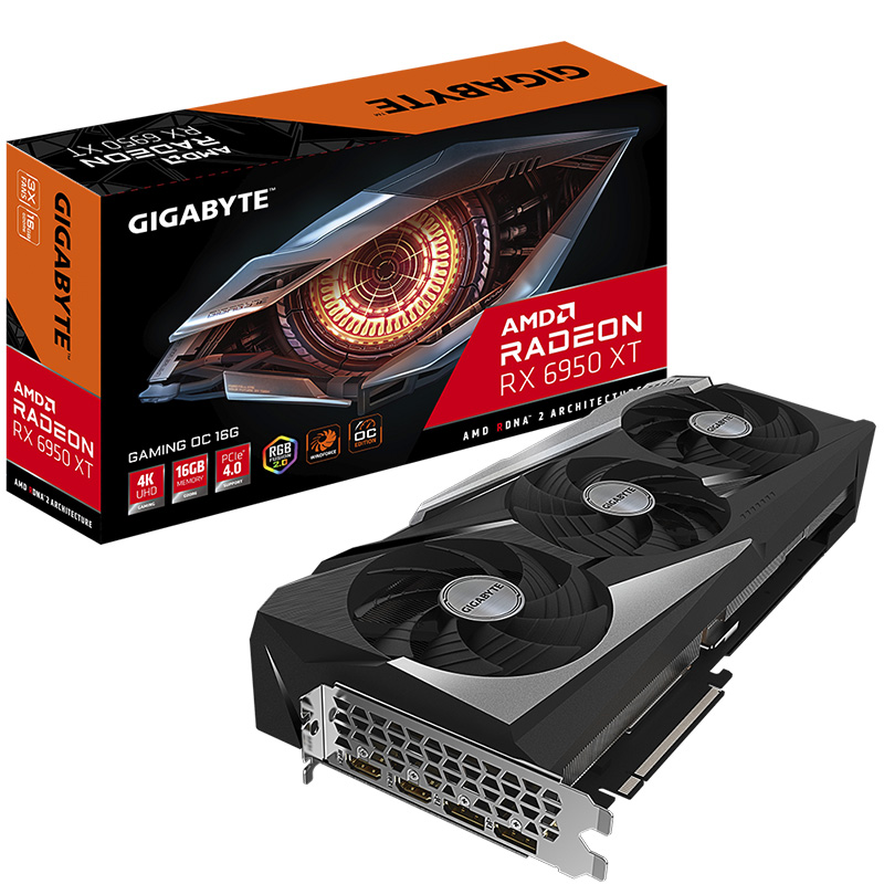 Gigabyte Radeon RX 6950 XT Gaming OC 16G Graphics Card (GV-R695XTGAMING OC-16GD)
