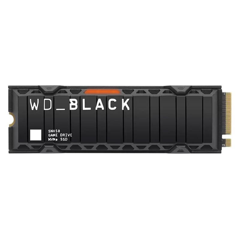 Western Digital Black SN850 500GB PCIe Gen4 M.2 NVMe SSD with Heatsink(WDS500G1XHE) - REFURBISHED 76090