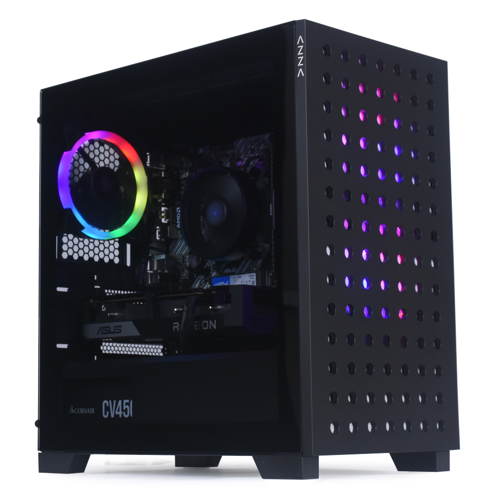 G3 Essential Ryzen 5 5500 Radeon RX 6600 Gaming PC Powered by Asus