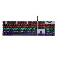 FOREV Blue Switch Mechanical Gaming Keyboard 104 keys RGB LED Rainbow Backlit Wired Keyboard For Gaming PC Mac