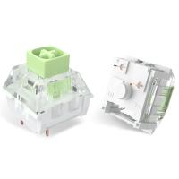 Kailh x LTC Box Switches Jade for Mechanical Gaming Keyboard DIY, 3pin Clicky RGB/SMD Waterproof MX Stem Switches with Switch Puller(30 Pcs, Jade)