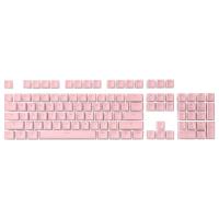 Redragon A130 Pink 104 Keys Doubleshot Pudding PBT Keycaps Set w/Translucent Layer for Mechanical Keyboard, OEM Profile, English (US) ANSI Layout