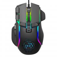 HXSJ RGB Gaming Mouse Wired with 13 Backlit Modes,PC Gaming Mice with 12800 DPI,10 Programmable Buttons,Ergonomic Mouse for Windows PC Gamer