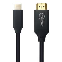 Cruxtec USB Type C to HDMI Male to Male Cable - 1m