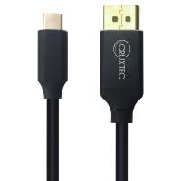 Cruxtec USB Type C to DisplayPort Male to Male Cable - 5m