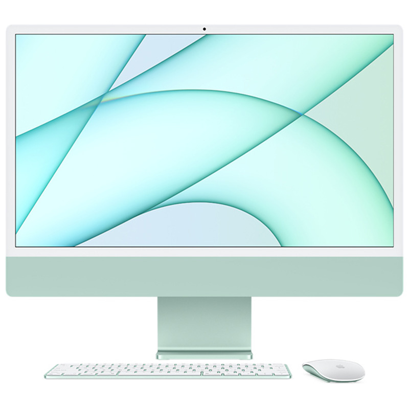 Apple 24 in iMac - Apple M1 7 Core GPU 256GB - Green (MJV83X/A)