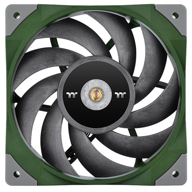 Thermaltake 120mm Toughfan 12 Racing Green High Static Pressure Radiator PWM Fan - Single Fan Pack (CL-F117-PL12RG-A)