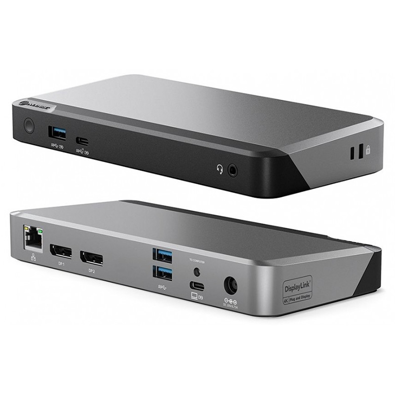 Alogic Universal Dual 4K with 65W Power Delivery Docking Station