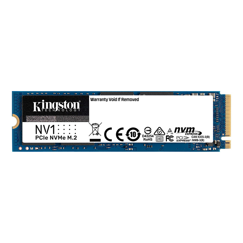 Kingston NV1 250GB PCIe Gen3 M.2 2280 NVMe SSD (SNVS/250G)