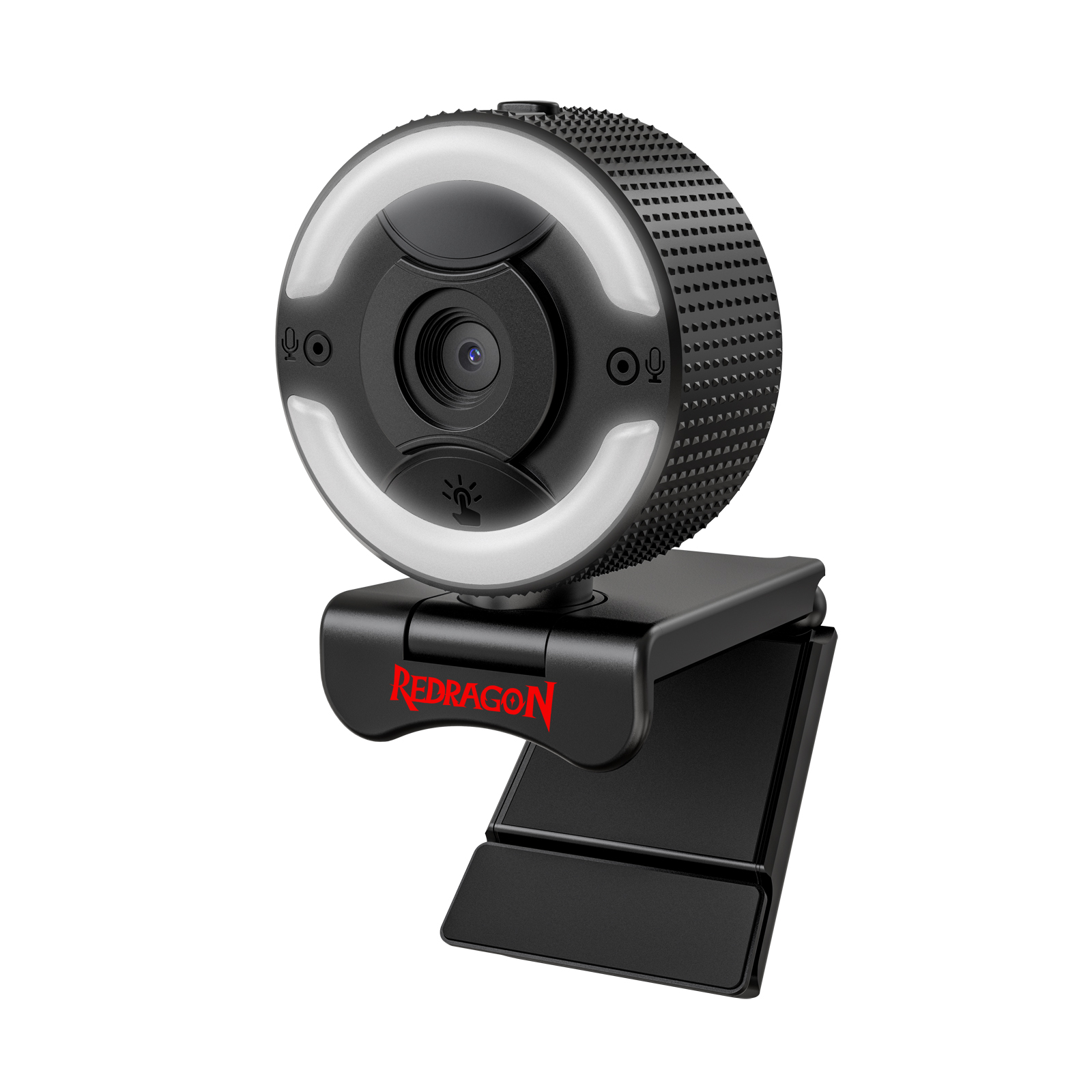 Redragon GW910 1080P PC Webcam w/Dual Microphone, Adjustable Ring Light,  Digital Zoom & Privacy Cover- 2.0 USB Computer Web Camera - Umart.com.au