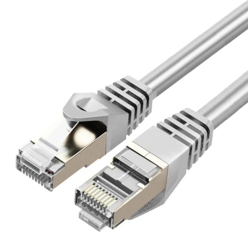 Cruxtec Cat7 SFTP Shield Ethernet Cable - 30cm White