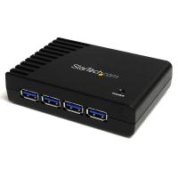 StarTech 4 Port SuperSpeed USB 3.0 Hub Black