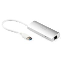 StarTech 3 Port Portable USB 3.0 Hub Plus GbE