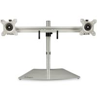 StarTech Dual Monitor Stand Horizontal Silver