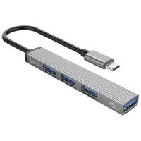 Orico Aluminum Alloy USB Type-C to USB 3.0 Hub - Gray