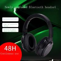Green shark headset Bluetooth headset card motion noise reduction game subwoofer stereo wireless computer headset