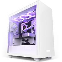 NZXT H7 Mid Tower TG ATX Case - All White