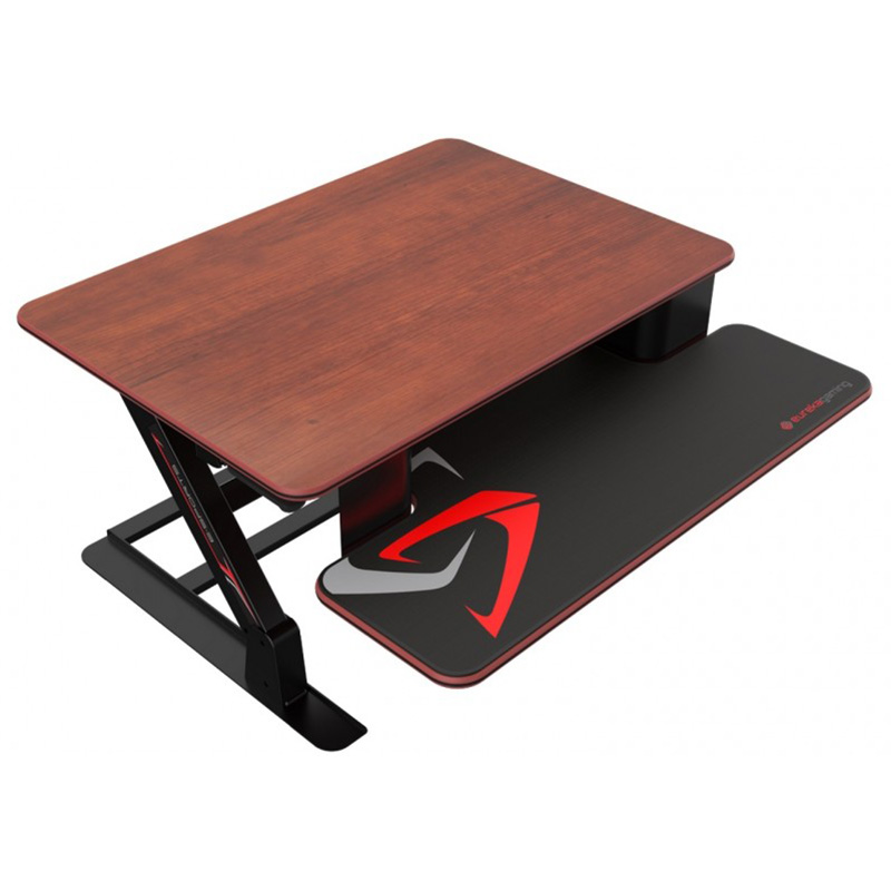 Eureka Ergonomic Height Adjustable Standing Desk Converter 32in - Cherry