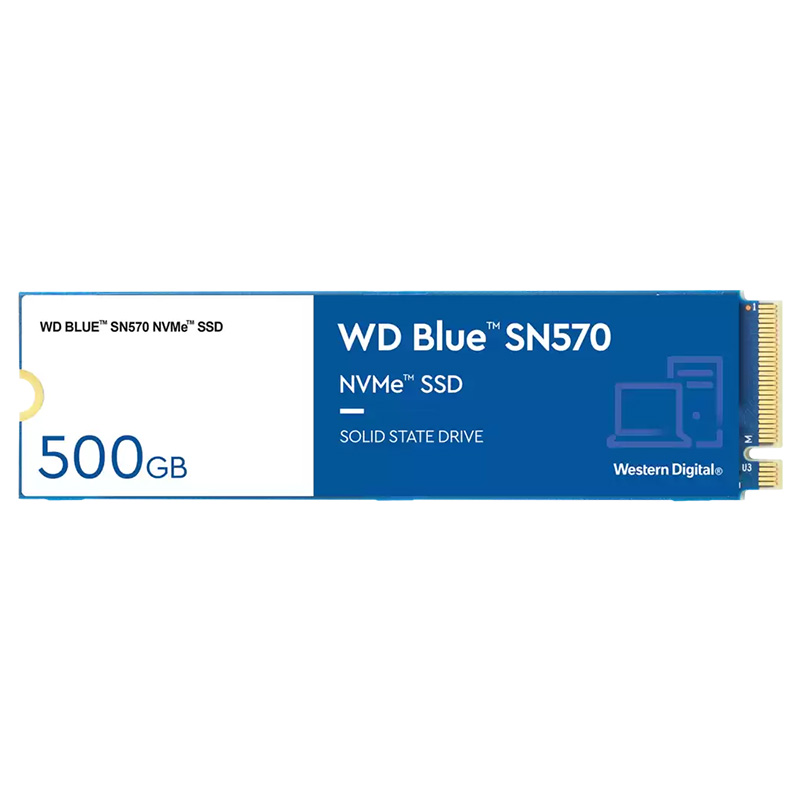 Western Digital Blue SN570 500GB PCIe Gen 3 M.2 NVMe SSD (WDS500G3B0C)