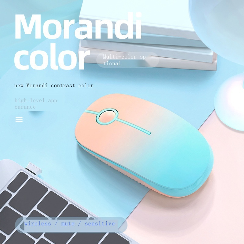 Gradient wireless mouse is suitable for multi model laptop office desk intelligent and sensitive mouse