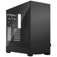 Fractal Design Pop Silent Tempered Glass Clear Tint Mid-Tower ATX Case - Black