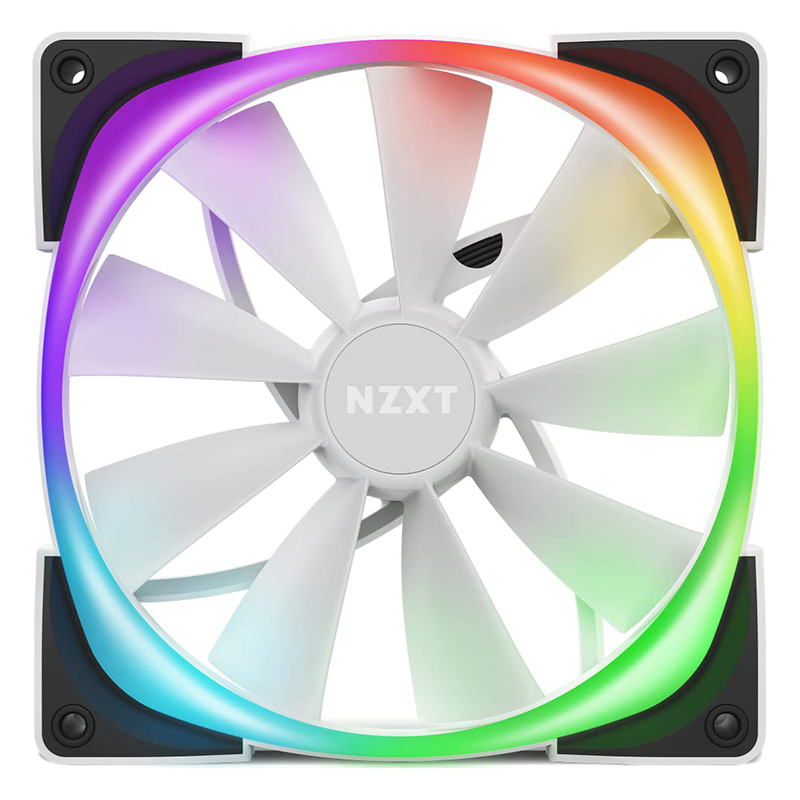 NZXT 140mm Aer RGB 2 Single Case Fan White