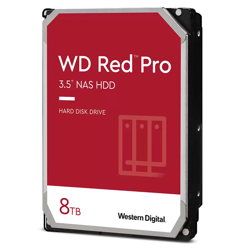 Western Digital RED Pro 8TB 7200RPM 3.5in NAS SATA Hard Drive (WD8003FFBX)