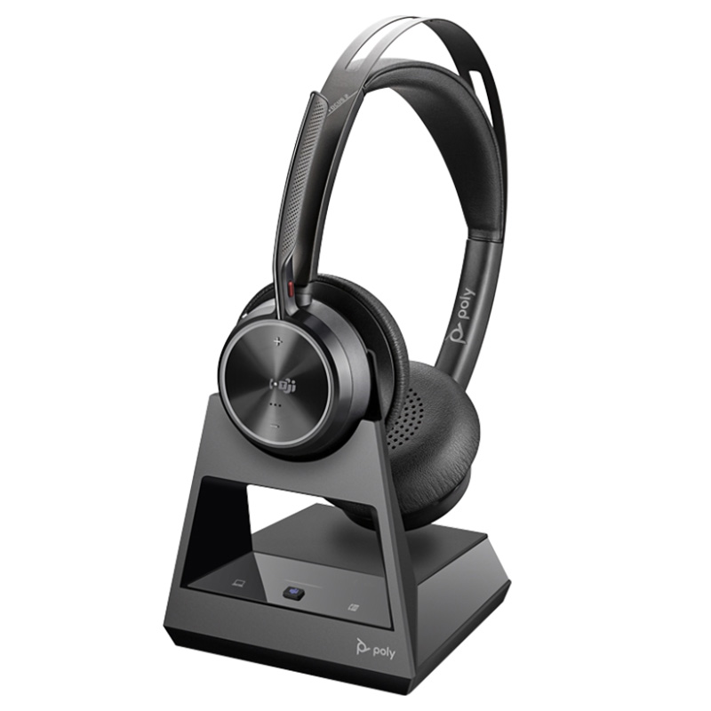 Poly Voyager Focus 2 Office with Charge Stand USB Type A Wireless Headset