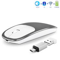 FRUITFUL-Rechargeable-2-4GHz-and-Bluetooth-5-0-Metal-Wireless-Mouse-1600DPI-Silent-Click-dual-mode-Mouses-with-Type-C-Port-for-PC-Tablet-Mac-Desktop-17