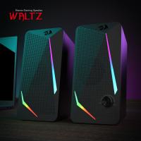 Redragon-GS510-Waltz-RGB-Desktop-Speakers-2-0-Channel-PC-Computer-Stereo-Speaker-with-4-Colorful-LED-Backlight-Modes-Enhanced-Bass-4