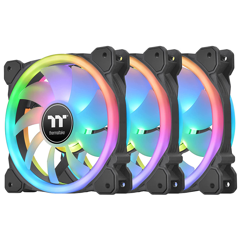 Thermaltake SWAFAN 12 120mm RGB Radiator Fan - 3 Pack (CL-F137-PL12SW-A)