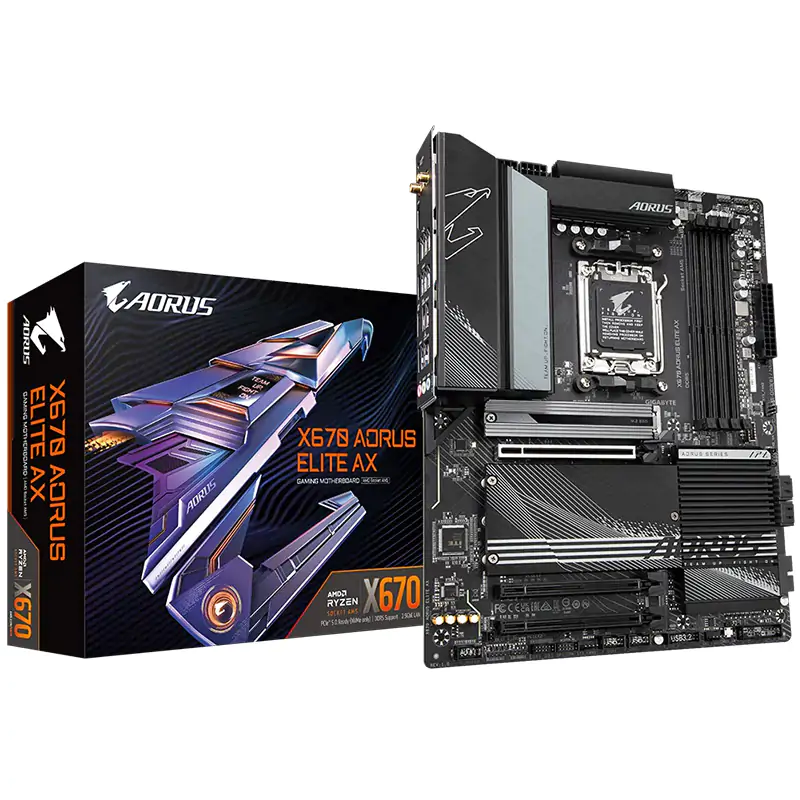 Gigabyte X670 Aorus Elite AX AM5 ATX Motherboard (GA-X670 AORUS ELITE AX)