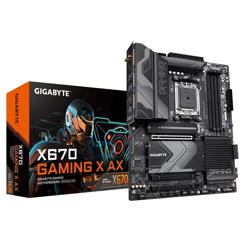 Gigabyte X670 Gaming X AX AM5 ATX Motherboard (X670 GAMING X AX)