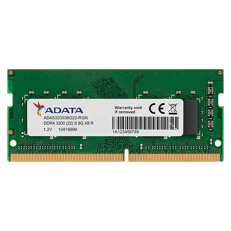 ADATA 8GB (1x8GB) AD4S32008G22-RGN Premier SODIMM 3200MHz DDR4 DRAM