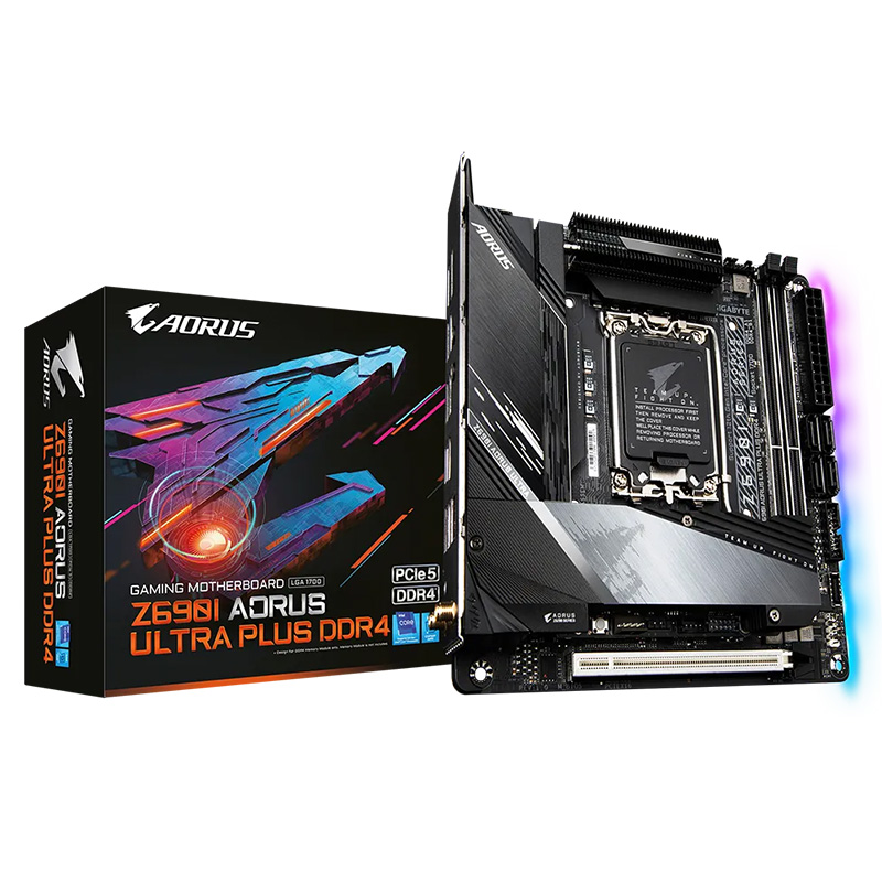 Gigabyte Z690I Aorus Ultra Plus LGA1700 mITX Motherboard (Z690I AORUS ULTRA PLUS D4) - REFURBISHED 78222