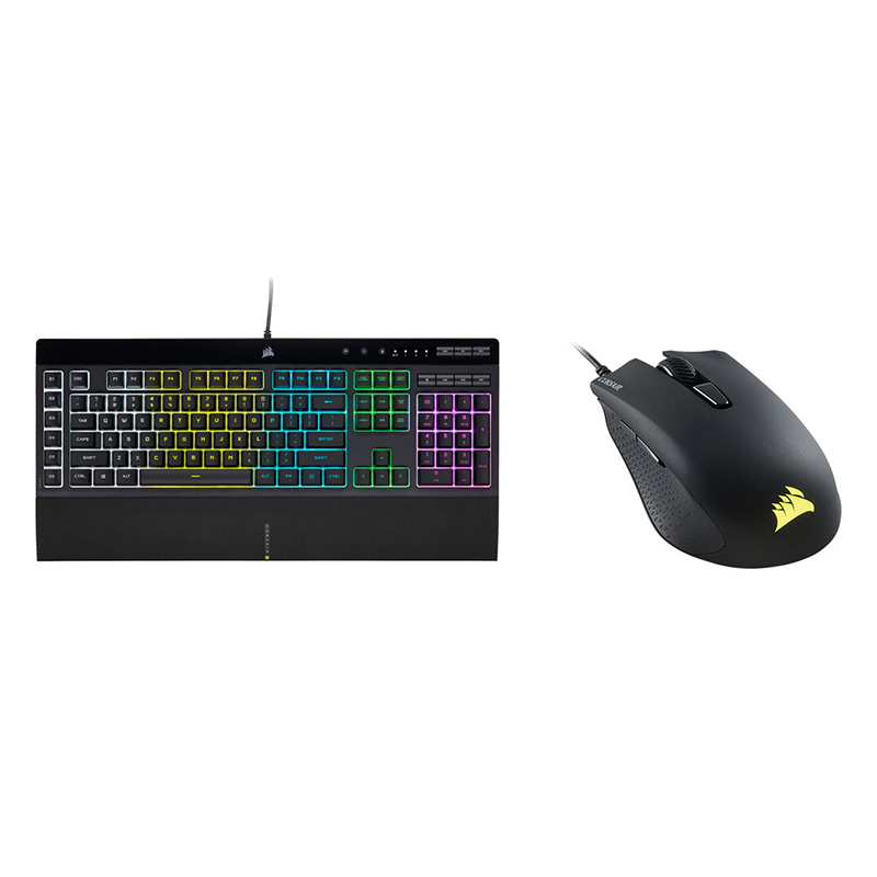 Corsair K55 RGB Pro + Harpoon RGB Pro Gaming Keyboard and Mouse Combo (CH-9226865-NA)