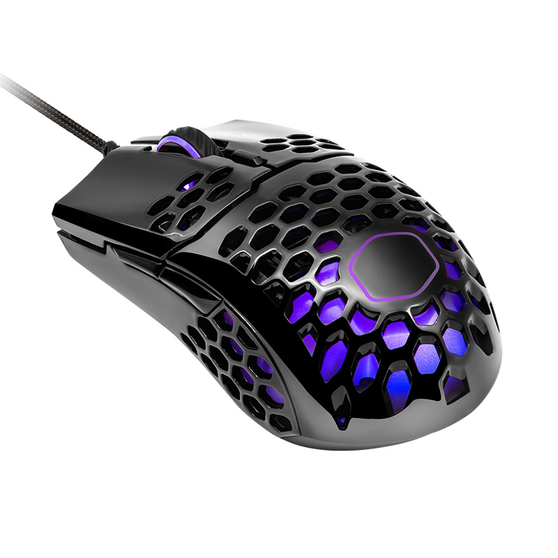 Cooler Master MM711 RGB Gaming Mouse Glossy Black (MM-711-KKOL2)