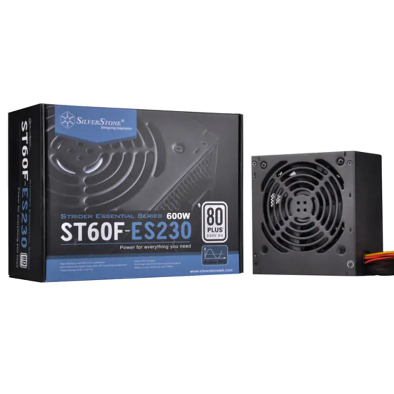 SilverStone 600W Strider Essential 80+ Power Supply (ST60F-ES230