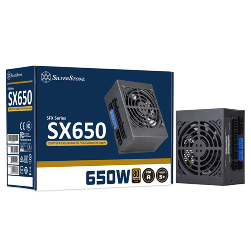 SilverStone 650W 80+ Gold SFX Power Supply (SST-SX650-G)