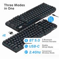 Keyboards-RK-ROYAL-KLUDGE-RK96-90-96-Keys-BT5-0-2-4G-USB-C-Hot-Swappable-Mechanical-Keyboard-with-Magnetic-Hand-Rest-Blue-Backlight-Red-Switch-Black-Color-7