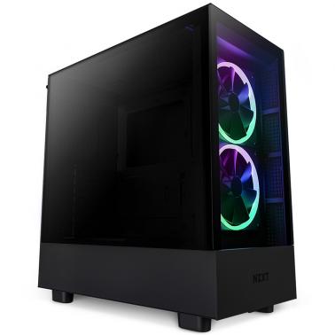 NZXT H5 Elite TG Premium Compact Mid Tower ATX Case - Black - Umart.com.au