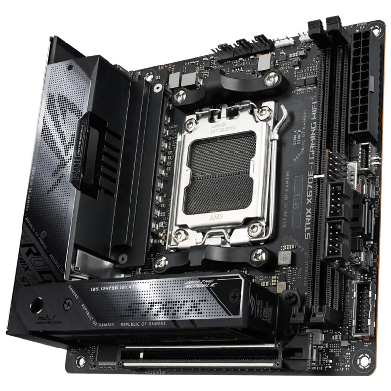 ASUS ROG Strix X670E-I Gaming Wifi AM5 ITX Motherboard (ROG STRIX X670E-I GAMING WIFI)