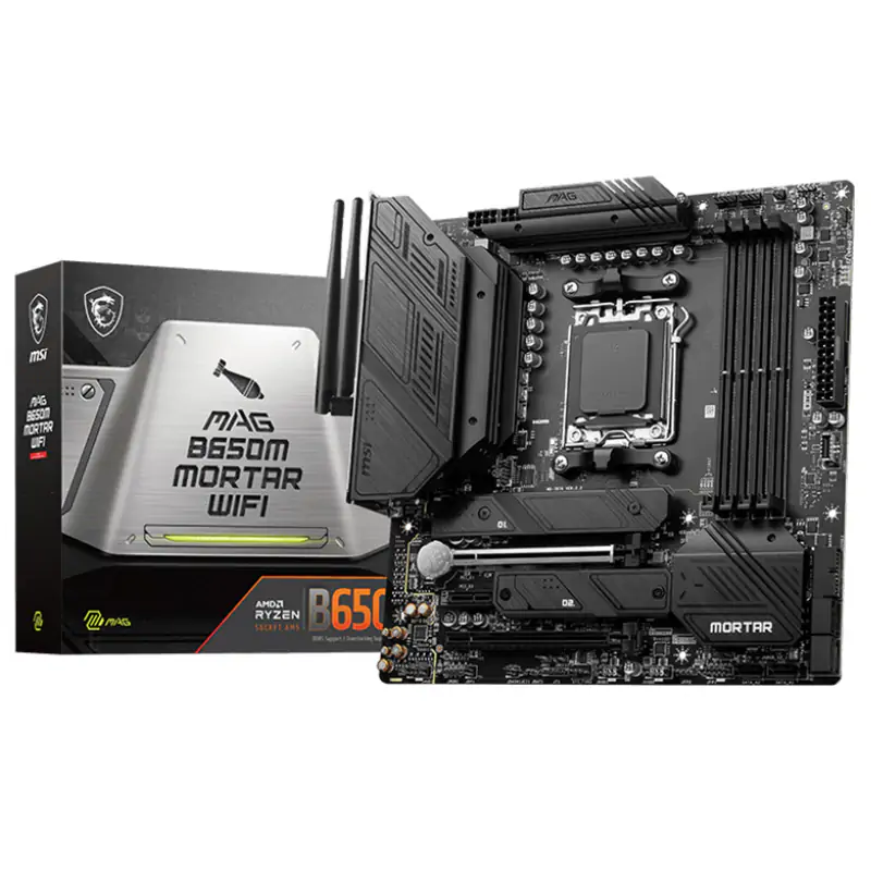 MSI MAG B650M Mortar WiFi AM5 mATX Motherboard (MAG B650M MORTAR WIFI)