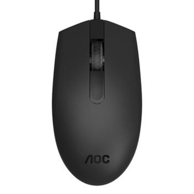AOC MS100 Optical USB Mouse - Black (MO-MS100)