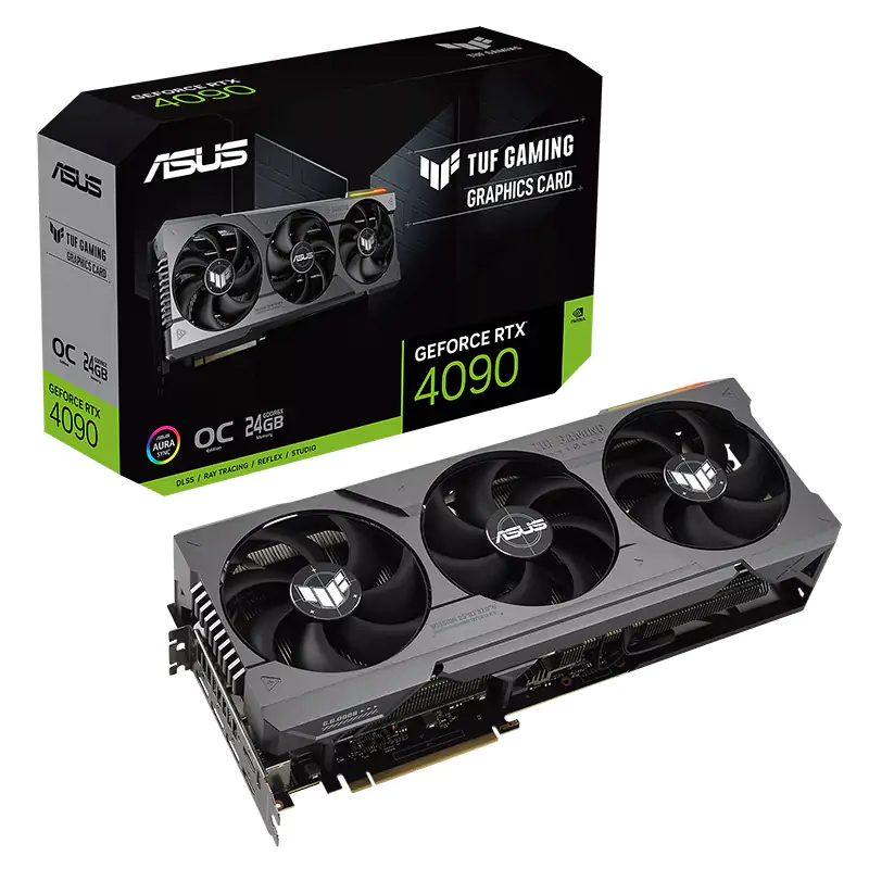 ASUS GeForce RTX 4090 TUF Gaming OC Edition 24G Graphics Card (TUF-RTX4090-O24G-GAMING)