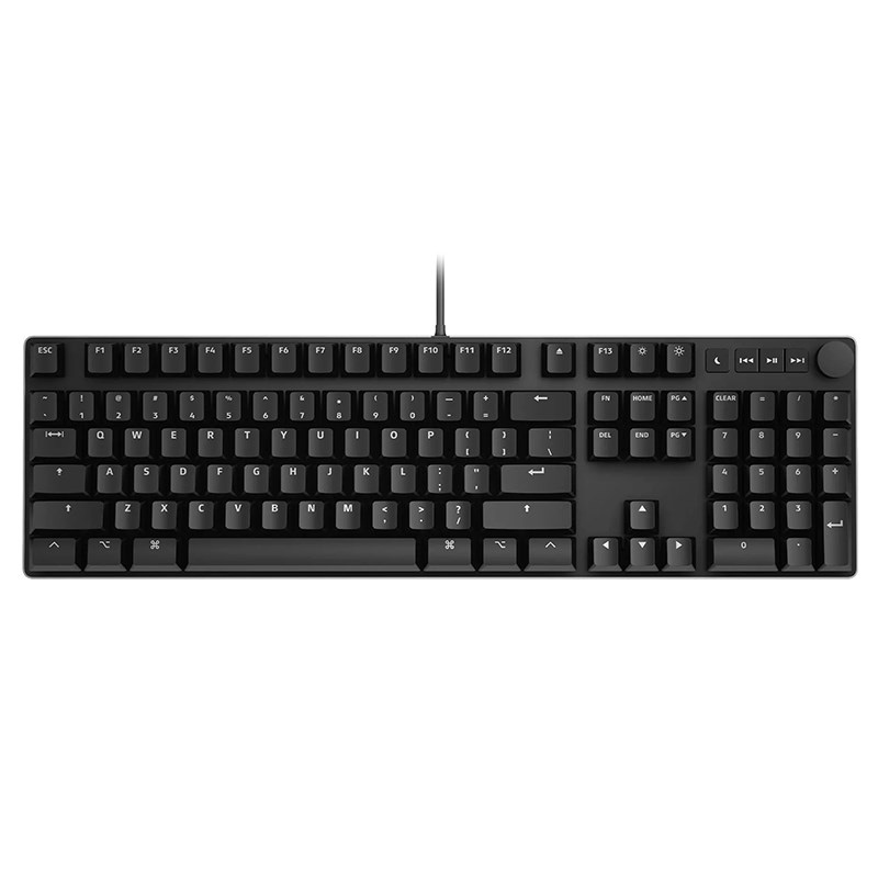 Das Keyboard MacTigr Low-Profile Wired Mechanical Keyboard for Mac - Cherry MX LP Red