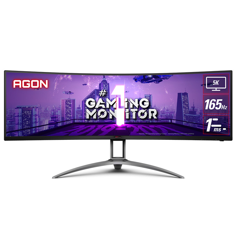 AOC Agon 48.8in DQHD VA 165Hz FreeSync Premium Pro Curved Gaming Monitor (AG493UCX2)