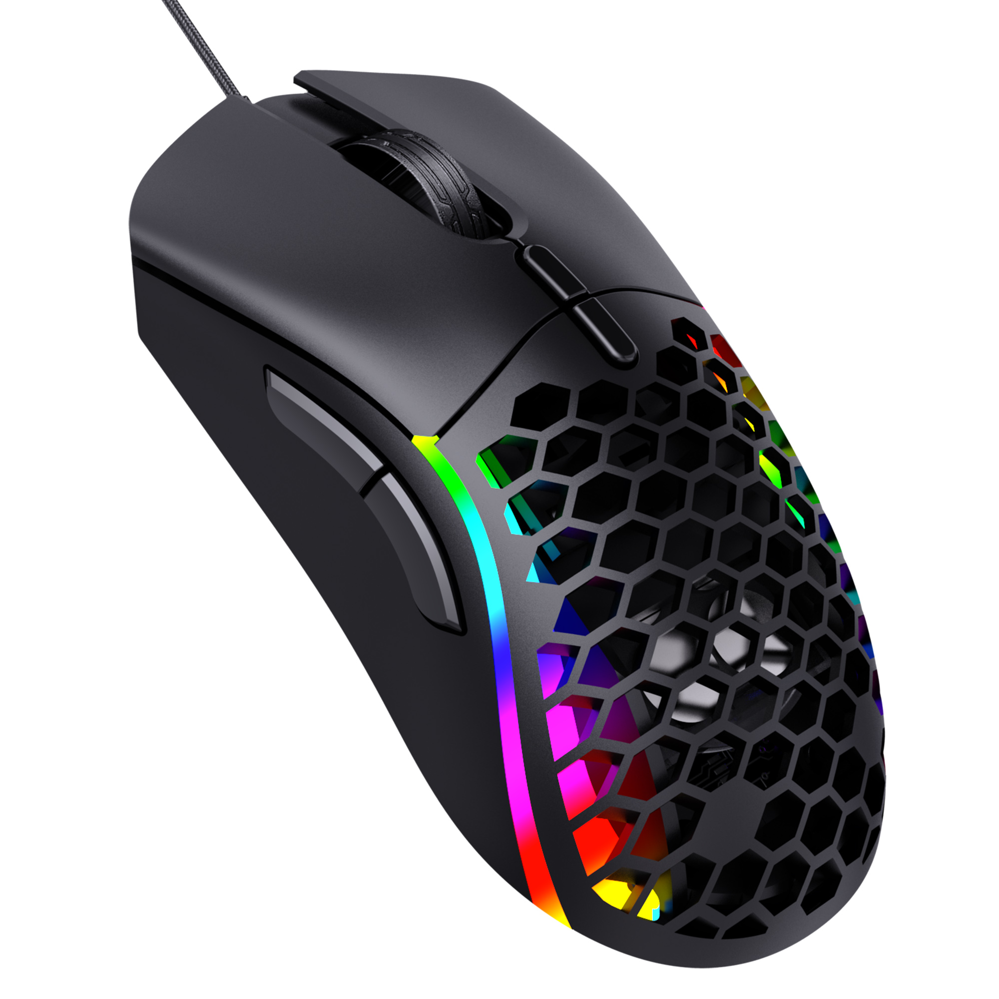 Y-FRUITFUL Best Gaming Mouse 2022 RGB 2 in 1 Silent Replaceable Ergonomic Mouse for Gaming with 6 Button 12000DPI For PC Labtop Gamer