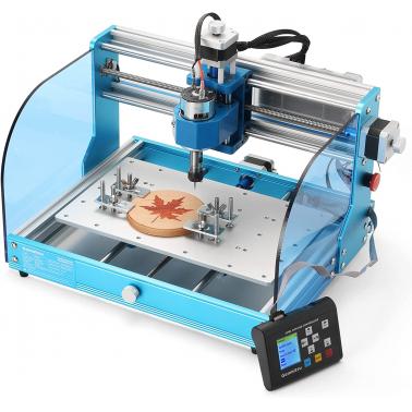 Genmitsu 3018 PROVer V2 Upgraded Desktop CNC Router Machine with GRBL Offline Control Limit Switches Emergency Stop XYZ Effective Working Area Umart