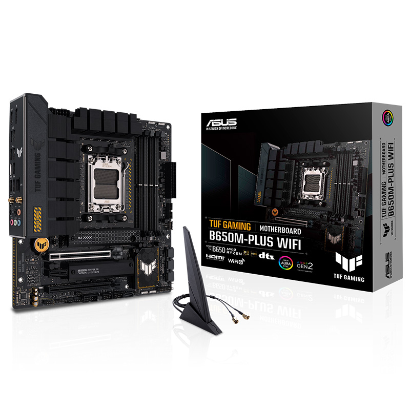 Asus TUF Gaming B650M-PLUS WiFi AM5 mATX Motherboard (TUF GAMING B650M-PLUS WIFI)